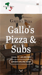 Mobile Screenshot of gallospizza.com